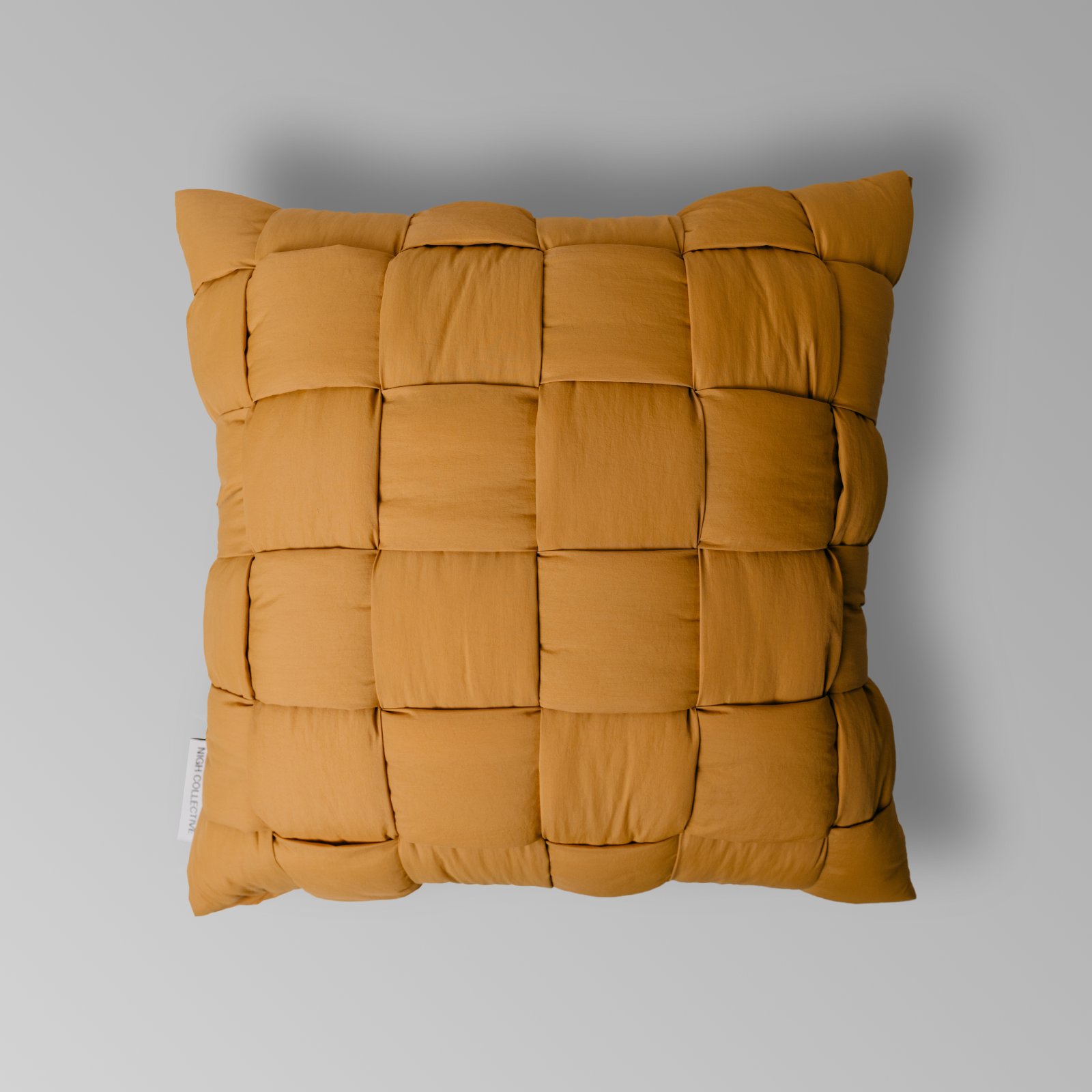 The Weave Pillow - Yurt Yellow